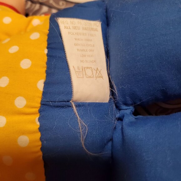 1990 Fisher Price Cloth Doll Happy Clown Play Doll Learning Toy - Picture 7 of 7